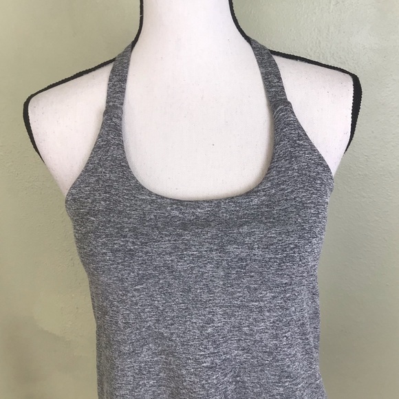 Gapfit Gray Built In Bra Workout Top Size S - Picture 3 of 8